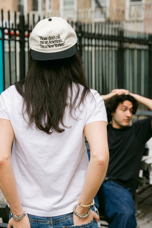 Please Don't Call Me An American Contrast Hat