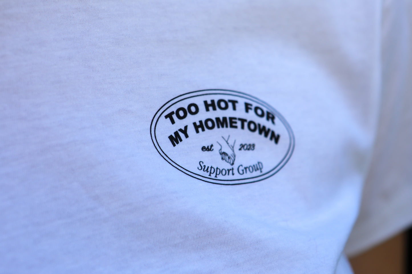 Too Hot for My Hometown Baby Tee