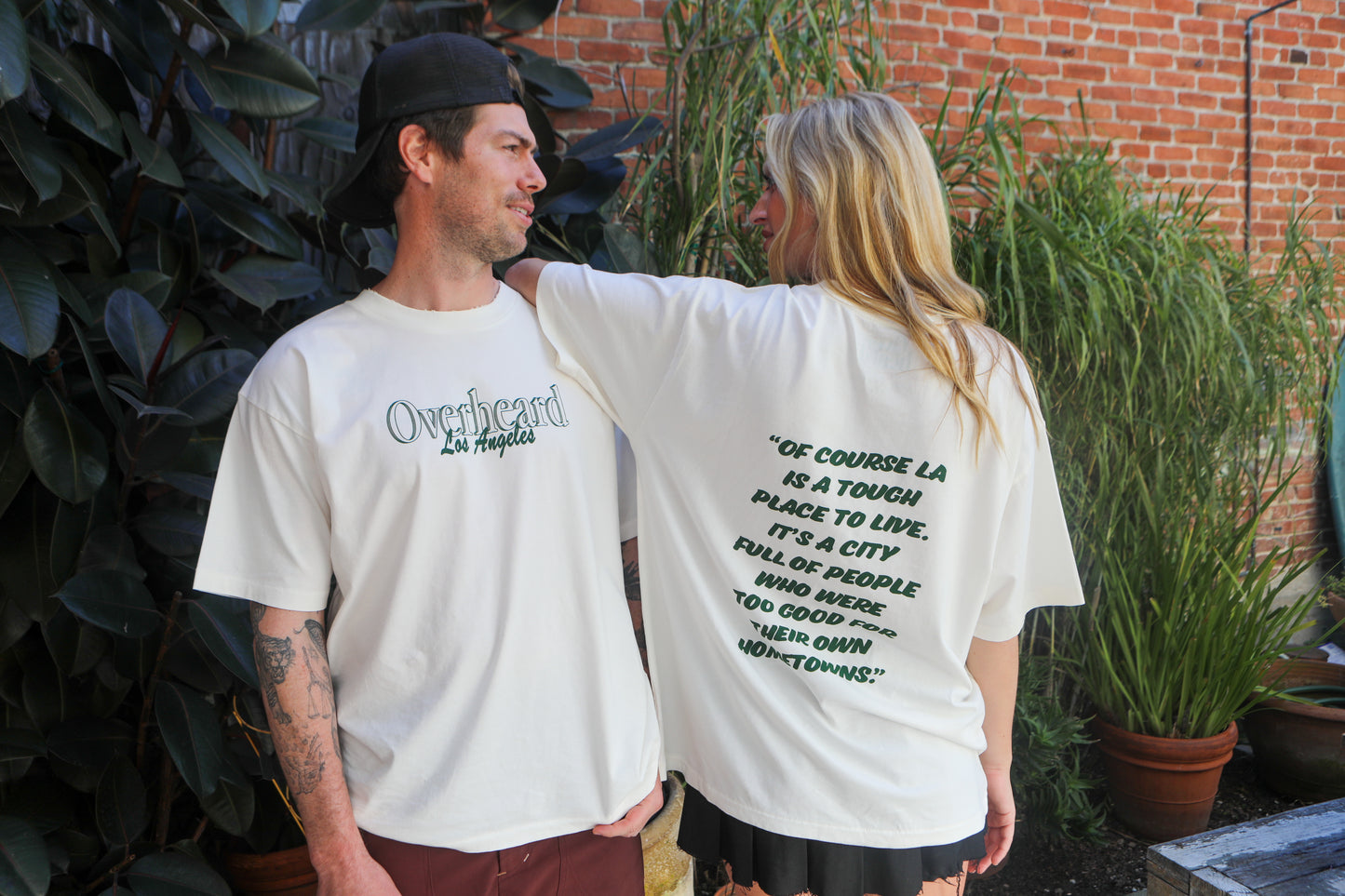 LA Is A Tough Place Oversized Premium Tee