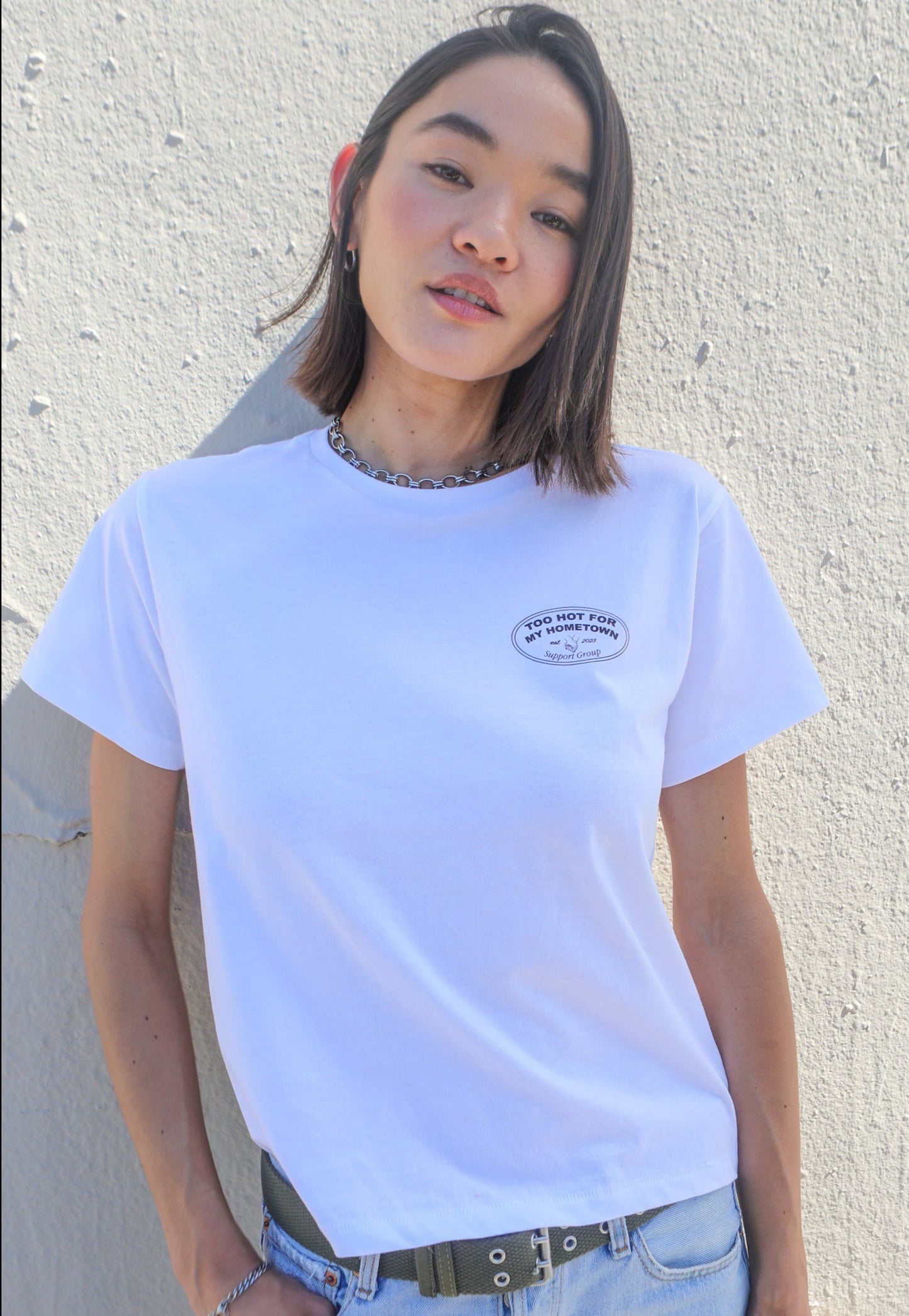 Too Hot for My Hometown Baby Tee