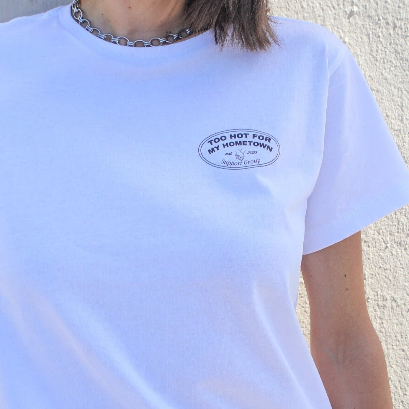 Too Hot for My Hometown Baby Tee