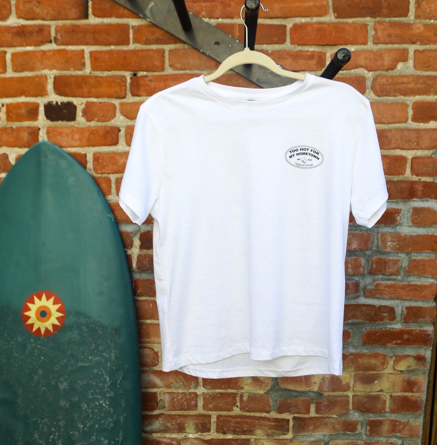 Too Hot for My Hometown Baby Tee