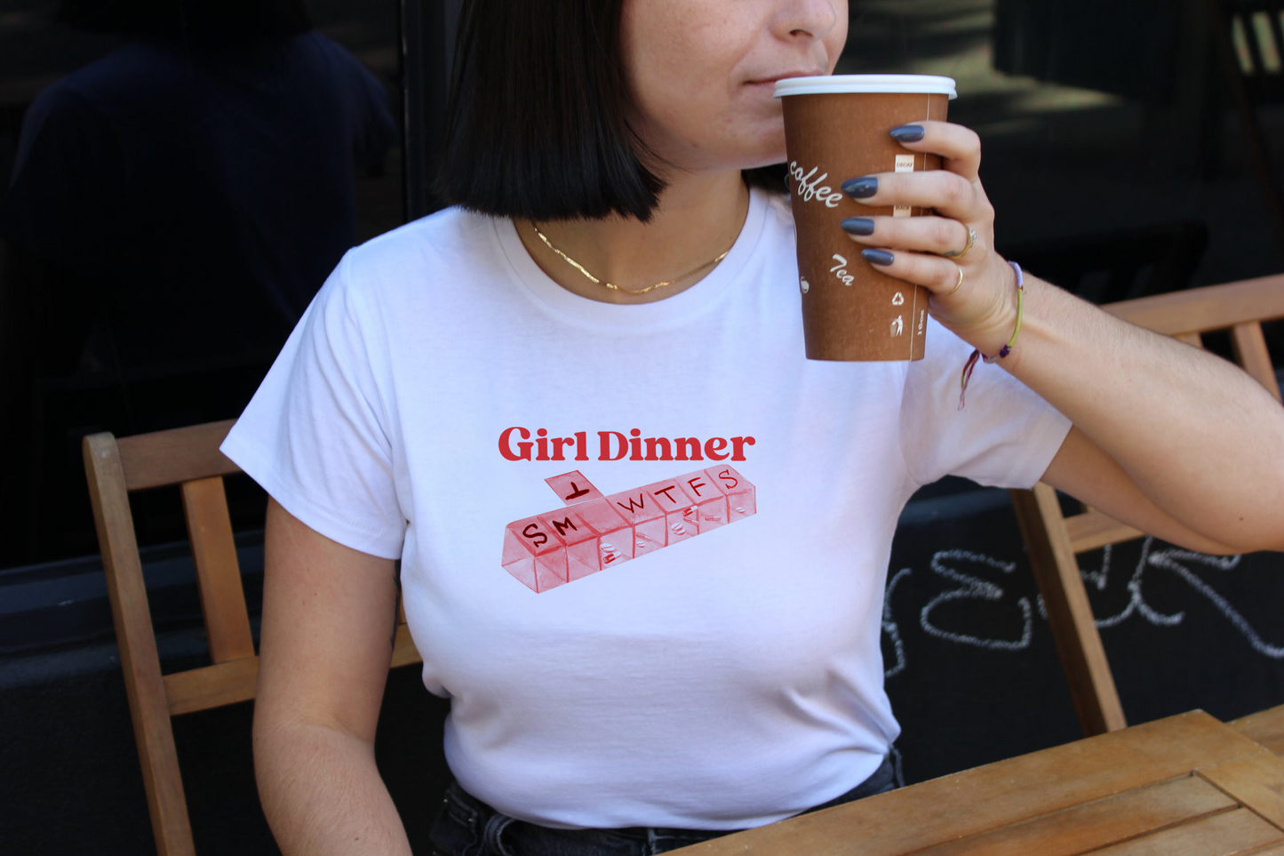 Girl Dinner Baby Tee