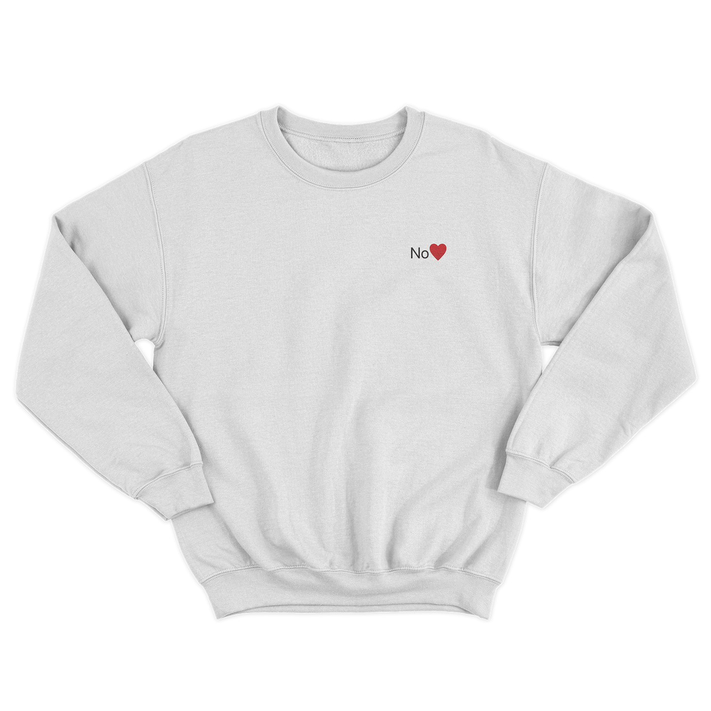 no <3 Crewneck Sweatshirt