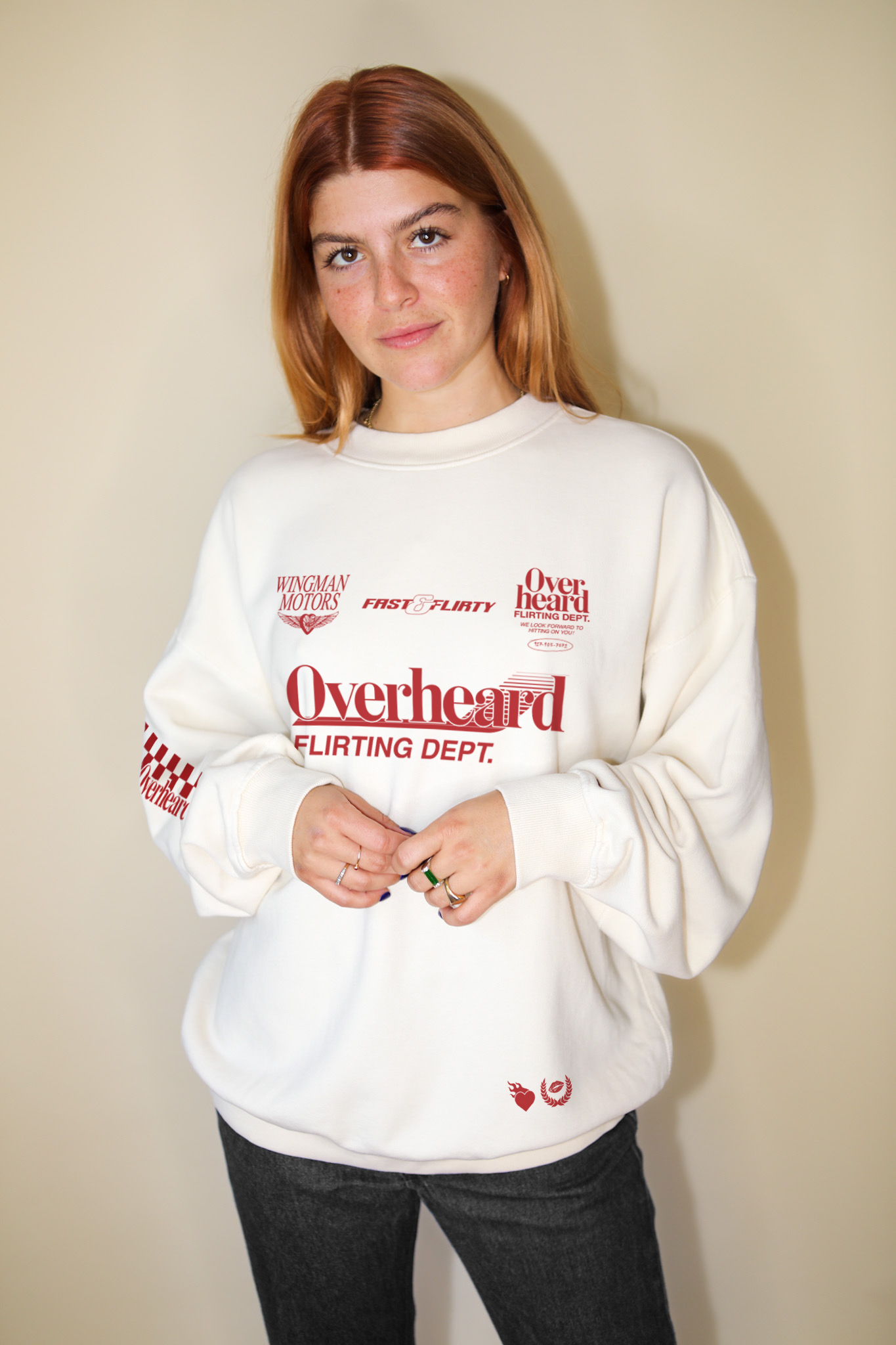 Overheard Flirting Dept. Crewneck