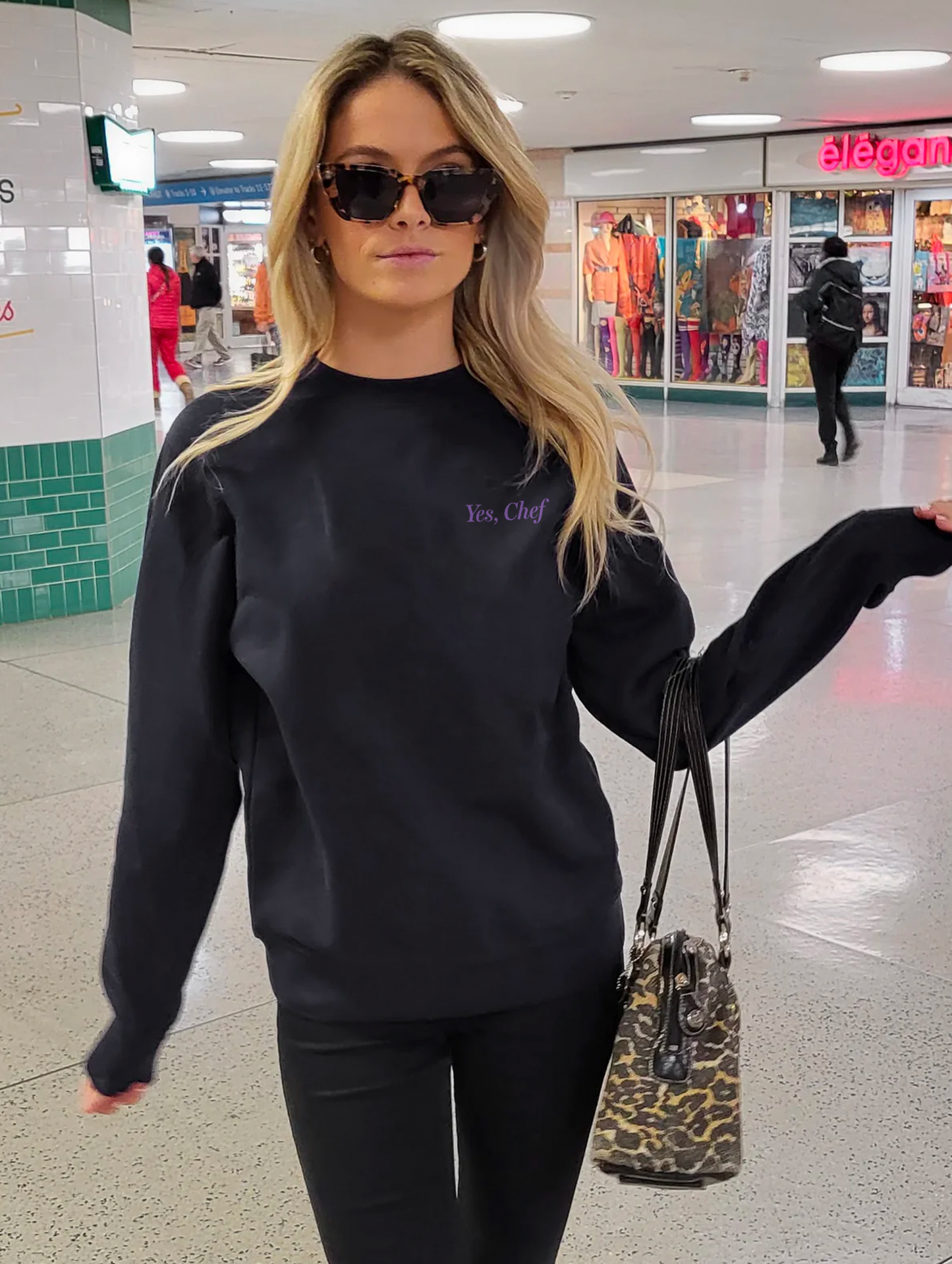 Yes, Chef Crewneck Sweatshirt