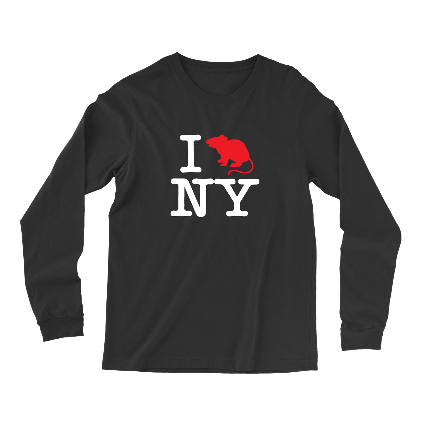 I Rat NY Long Sleeve T Shirt