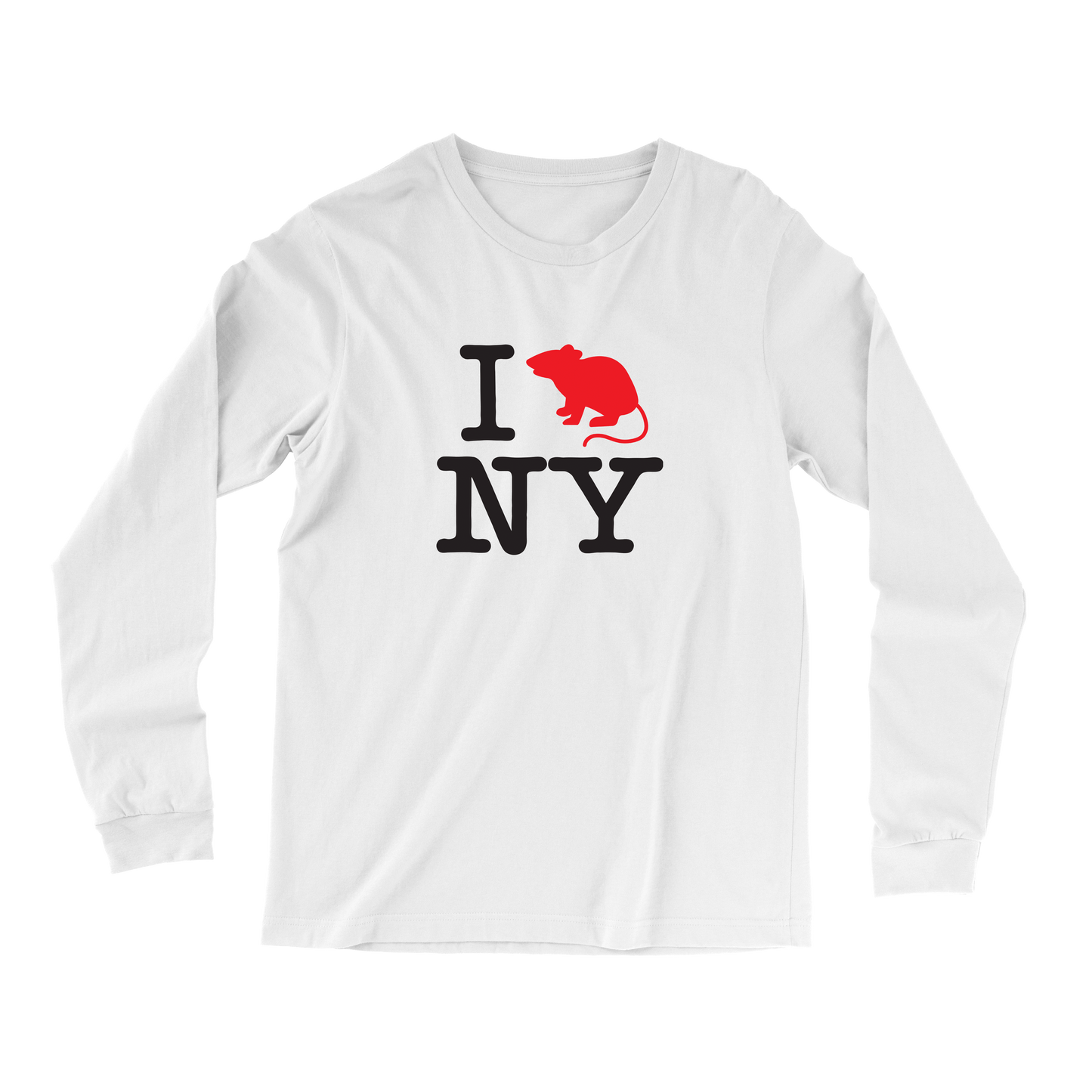 I Rat NY Long Sleeve T Shirt