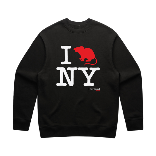 I Rat NY Premium Crewneck Sweatshirt