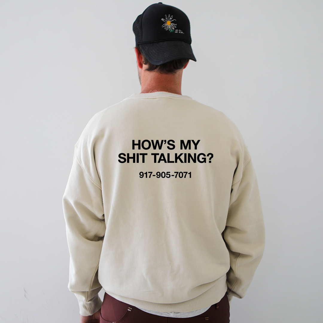 Sh*t Talking Oversized Premium Crewneck