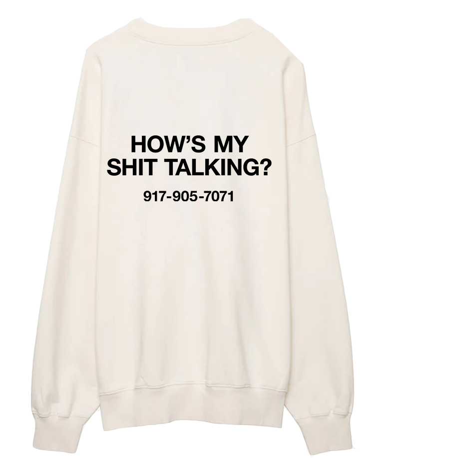 Sh*t Talking Oversized Premium Crewneck